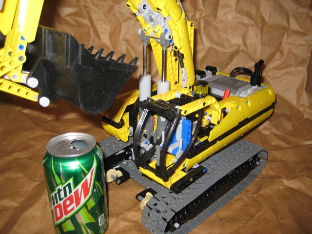 lego technic motorized excavator
