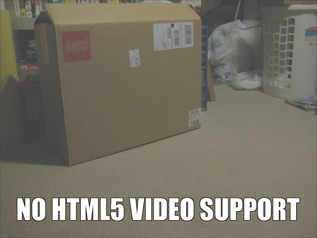 no html5 video support